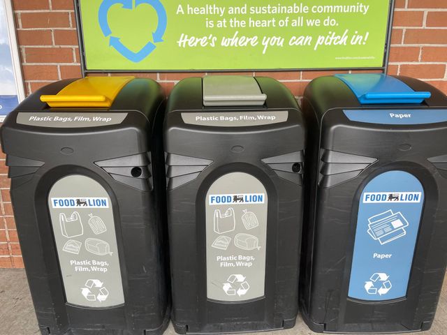 Food lion 2024 plastic bag recycling